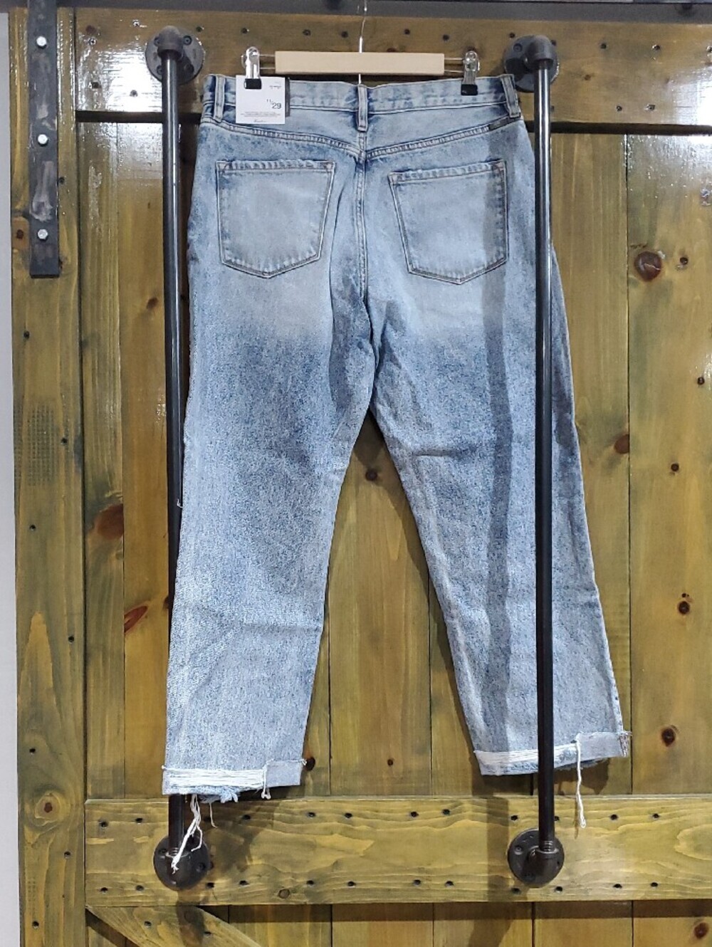 KanCan Light Blue Distressed Straight Jeans New With Tag, 100% Cotton NWT - Picture 8 of 9